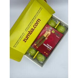 Zumba Fitness Toning Sticks Set Weights Workout Kit w/ Guide Boxed NIB